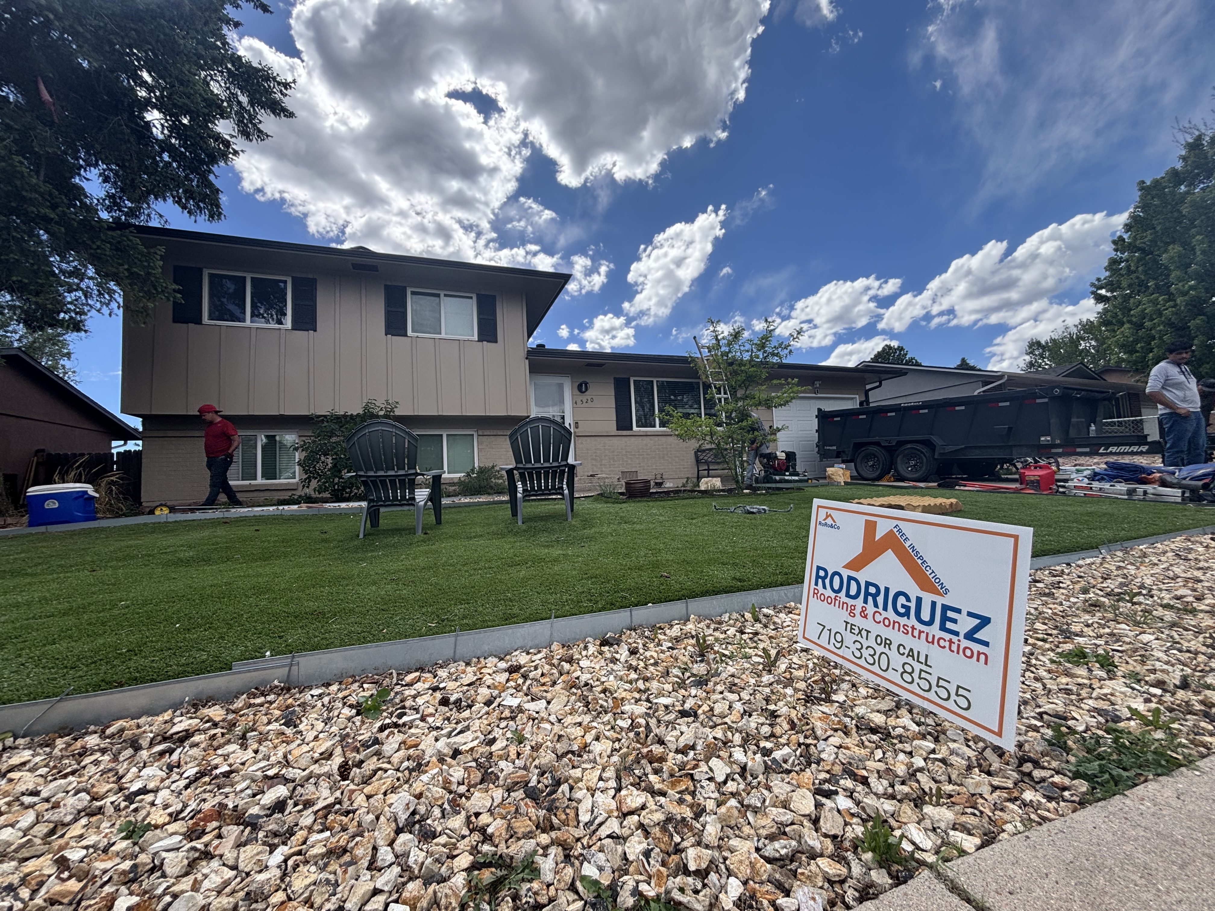 Roof replacement project
